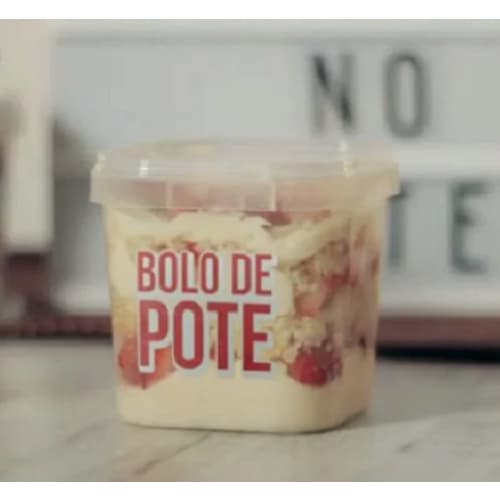 Pote Quadrado com Lacre Freezer/Micro-ondas 220ml Plastilânia