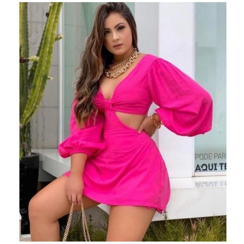 Macaquinho Vestido com Bojo Estiloso
