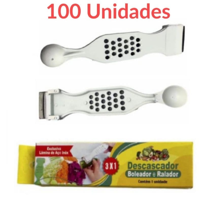 100 Unidades Descascador e Boleador, Caixa fechada