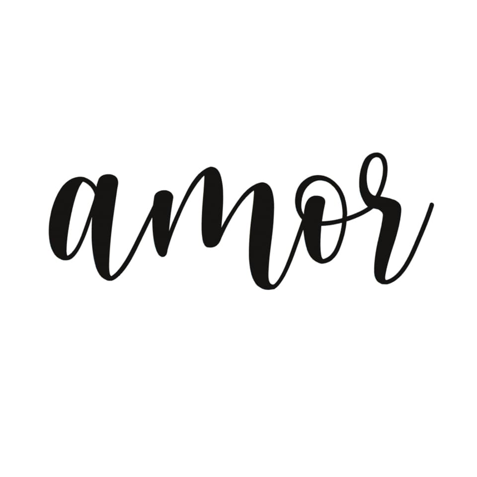 Adorno De Parede Amor - Palavra Amor / Quadro Amor