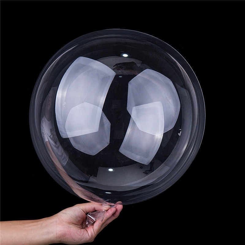 20 Balão Bubble Transparente 10" Polegadas 25cm Ballon Cake Para Festas Decorações