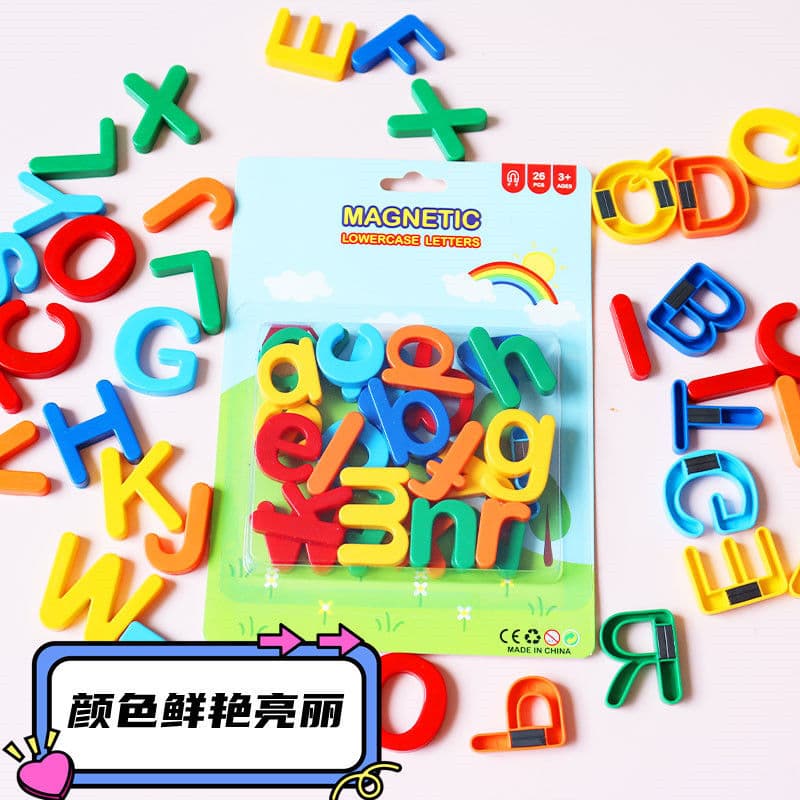 LETRAS ALFABETO MAGNETICO EDUCATIVO INFANTIL 26 PEÇAS/37 PEÇAS