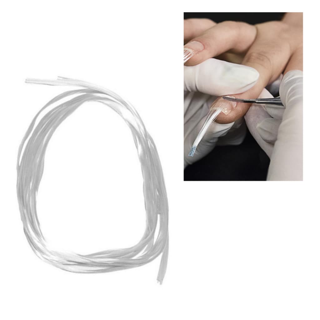 Fibra De Vidro Alongamento De Unhas Cordão Corda de 2 Metros Para Manicure Pedicure Profissional - X&d