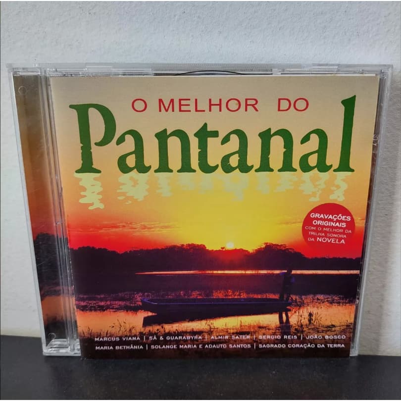 Cd O Melhor Do Pantanal - Trilha Da Novela - Gravações Originais