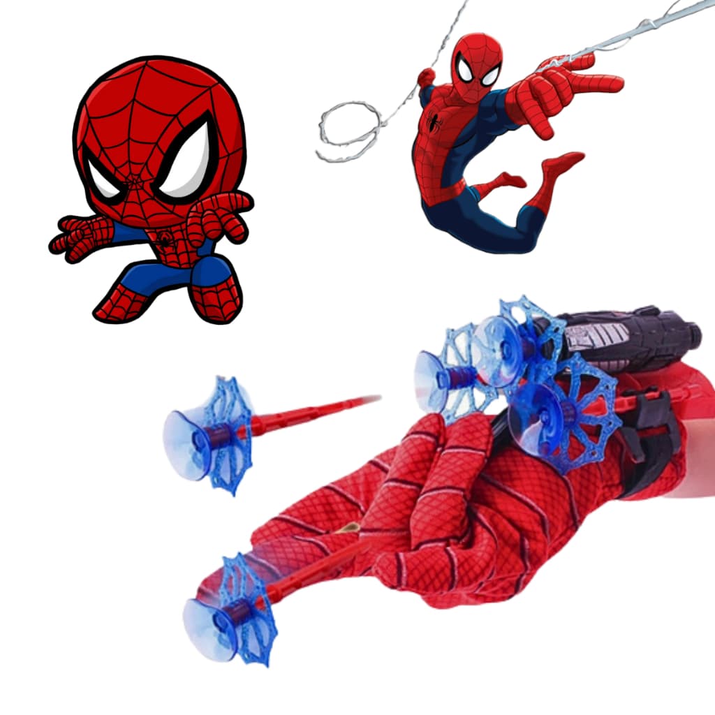 Lançador Luva Lança Teia Homem Aranha Brinquedo Spider Man Presente Meninio