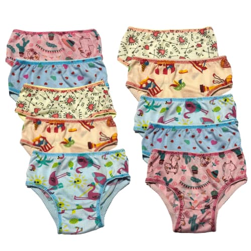 Kit 5-10 Calcinhas infantil menina