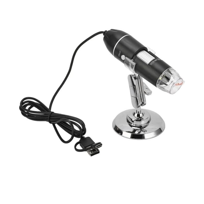 Microscópio HD Digital de luz LED 50 a 1600x
