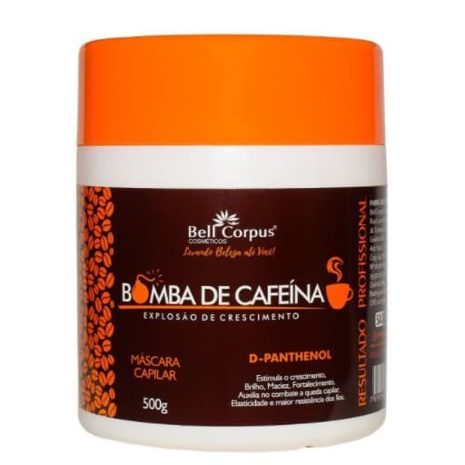 Mascara Hidratação Capilar BOMBA DE CAFEINA 500 G. Bell Corpus