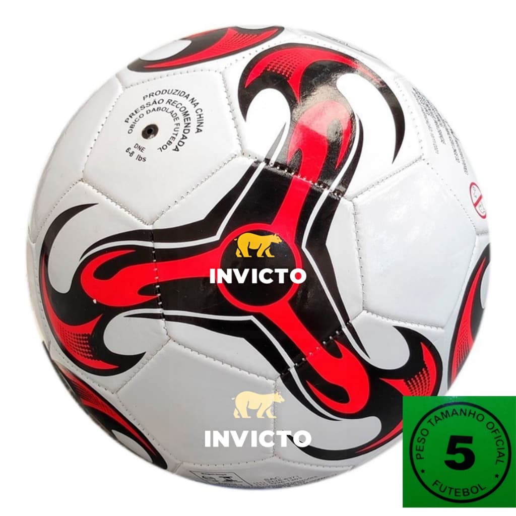 Bola Futebol Campo Tamanho Oficial Costurada Número 5 Envio Rapido