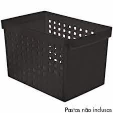 Arquivo Móvel Largo Preto Para Pastas Suspensas 70122 Ordene