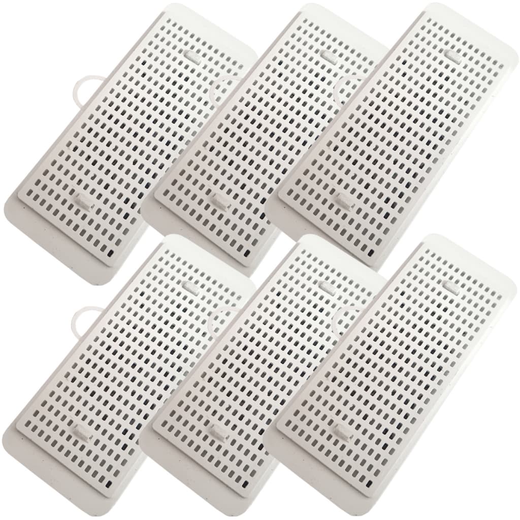 Kit 6 Refis Furacão Pet Refil Fonte Bebedouro Pet Gato Cachorro Único Plástico Carvão Mineral