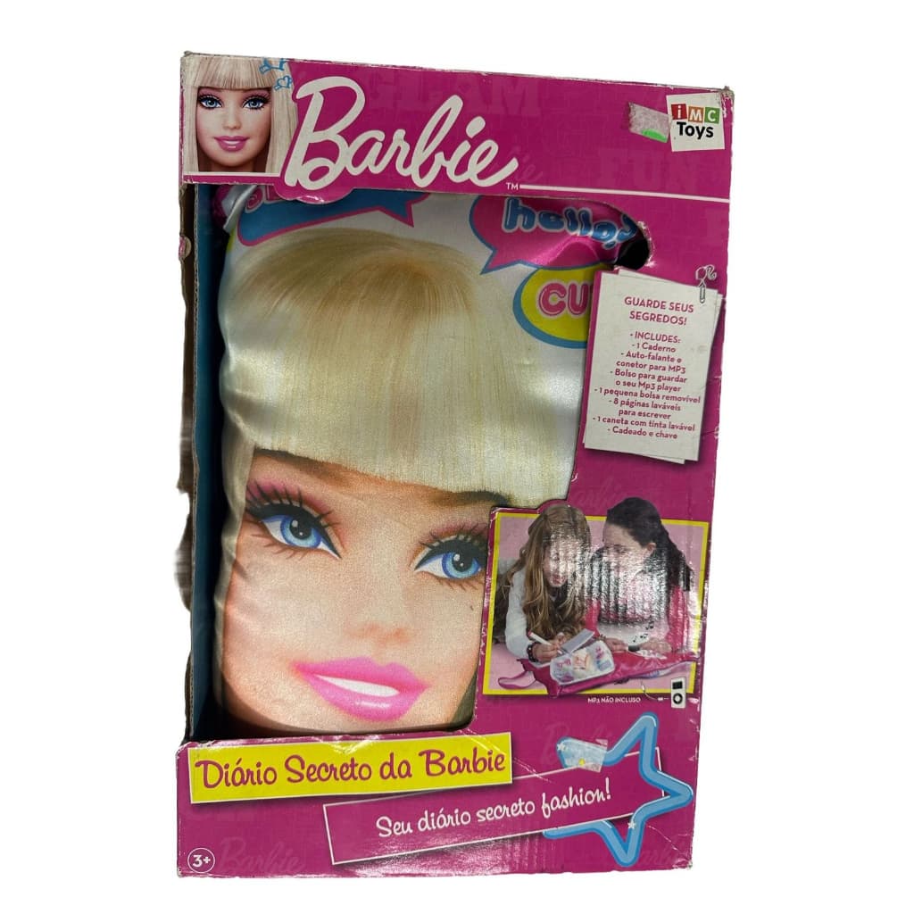 Travesseiro Com Diário Secreto Barbie- Fun Divirta-Se