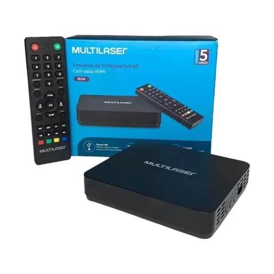 Conversor de TV Digital HD1080p Com Entrada HDMI - RE220