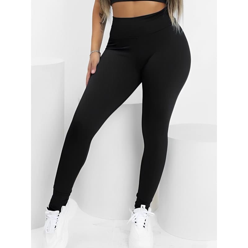 Calça Legging Suplex Fitness Legging Academia pilates cintura alta