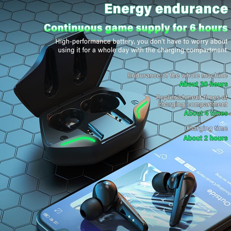 Fones Bluetooth Gamer G11 TWS Com Cancelamento De Ruído Sem Fio/Esportivo Envio imediato.