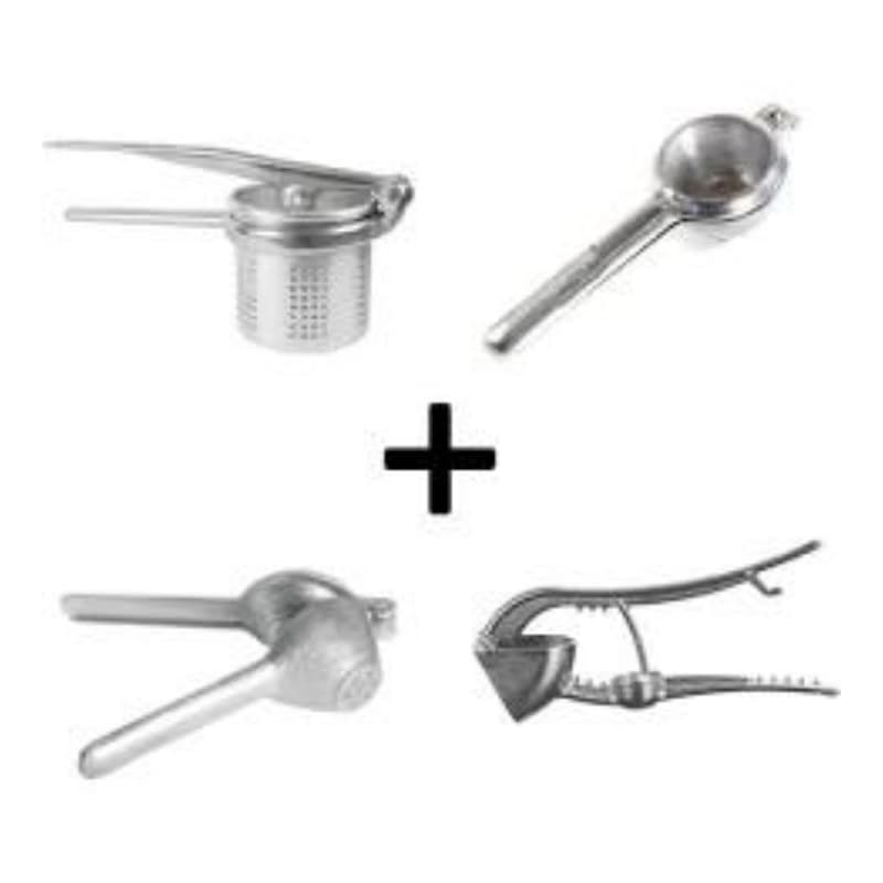 kit 4 peças utilidades super chefes