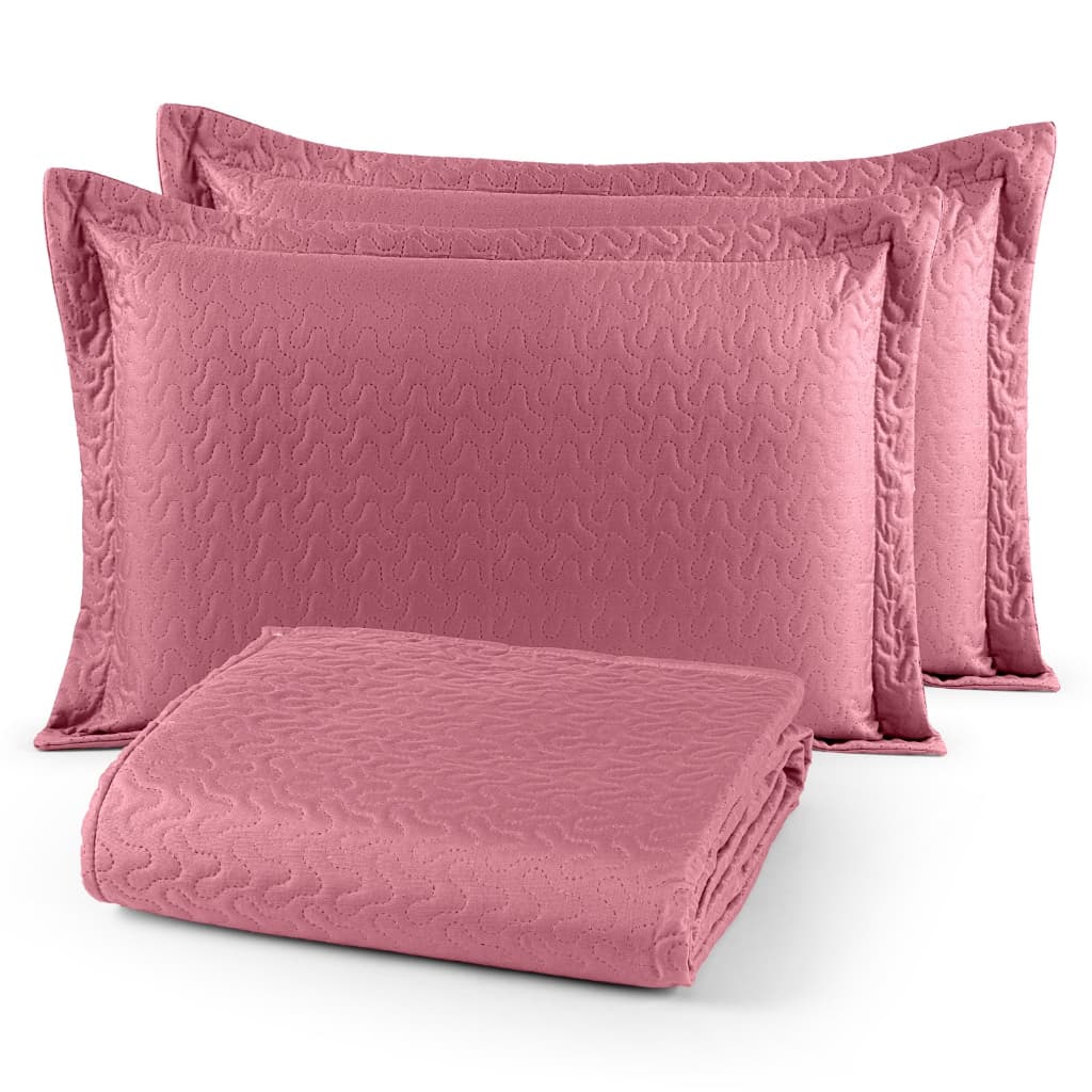 Kit Cobre Leito Casal Padrão 3 Peças 170 Fios Liso Cama Box
