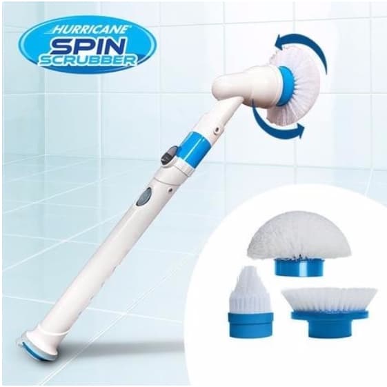 Esfregão Escova De Limpeza Vassoura Elétrica Recarregável Sem Fio Mop Hurricane Spin scrubber cozinha Banheiro