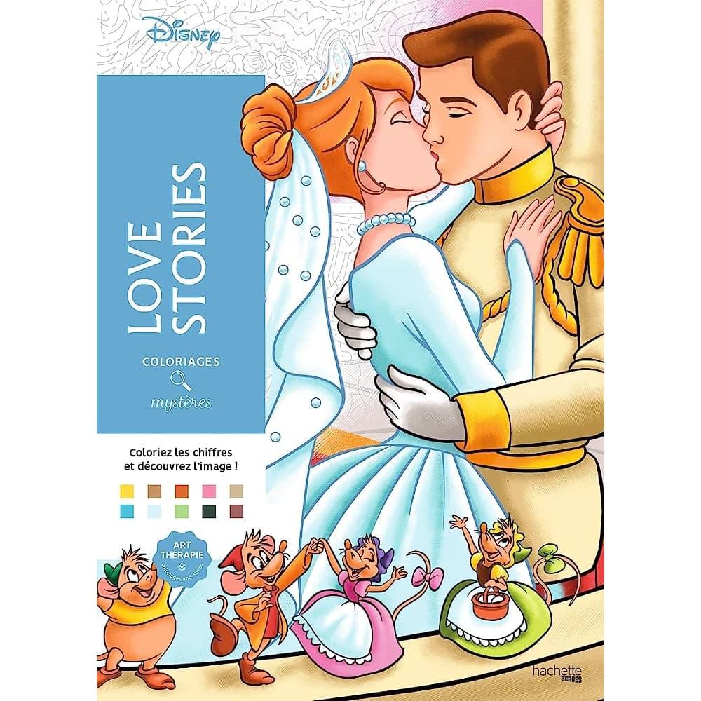 Livro Pintura Numerada Disney Portraits Love Stories Cinderela