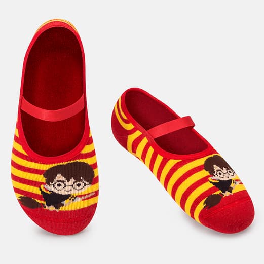 Meia sapatilha coleção Harry Potter - Tamanho 23 a 27 infantil