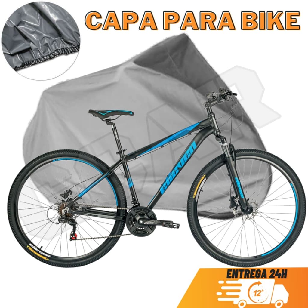 Capa para Cobrir Bike Bicicleta Impermeável, Aro 24 ao 29