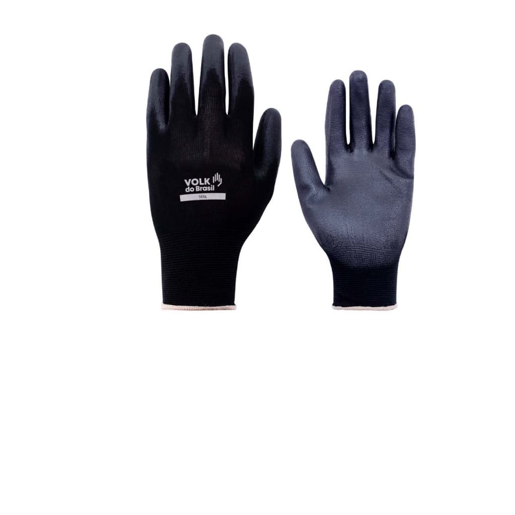 144 Pares Luvas Multitato Volk Black Tatil Ca: 30916  ATACADO