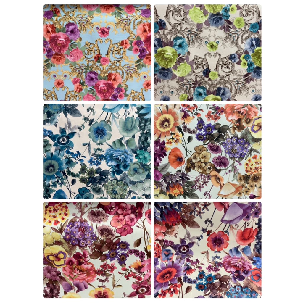 Kit 2m URATECIDOS Tecido Suede Veludo Para Decoração,Sofá,Almofada Estampado 2m x 1,4m