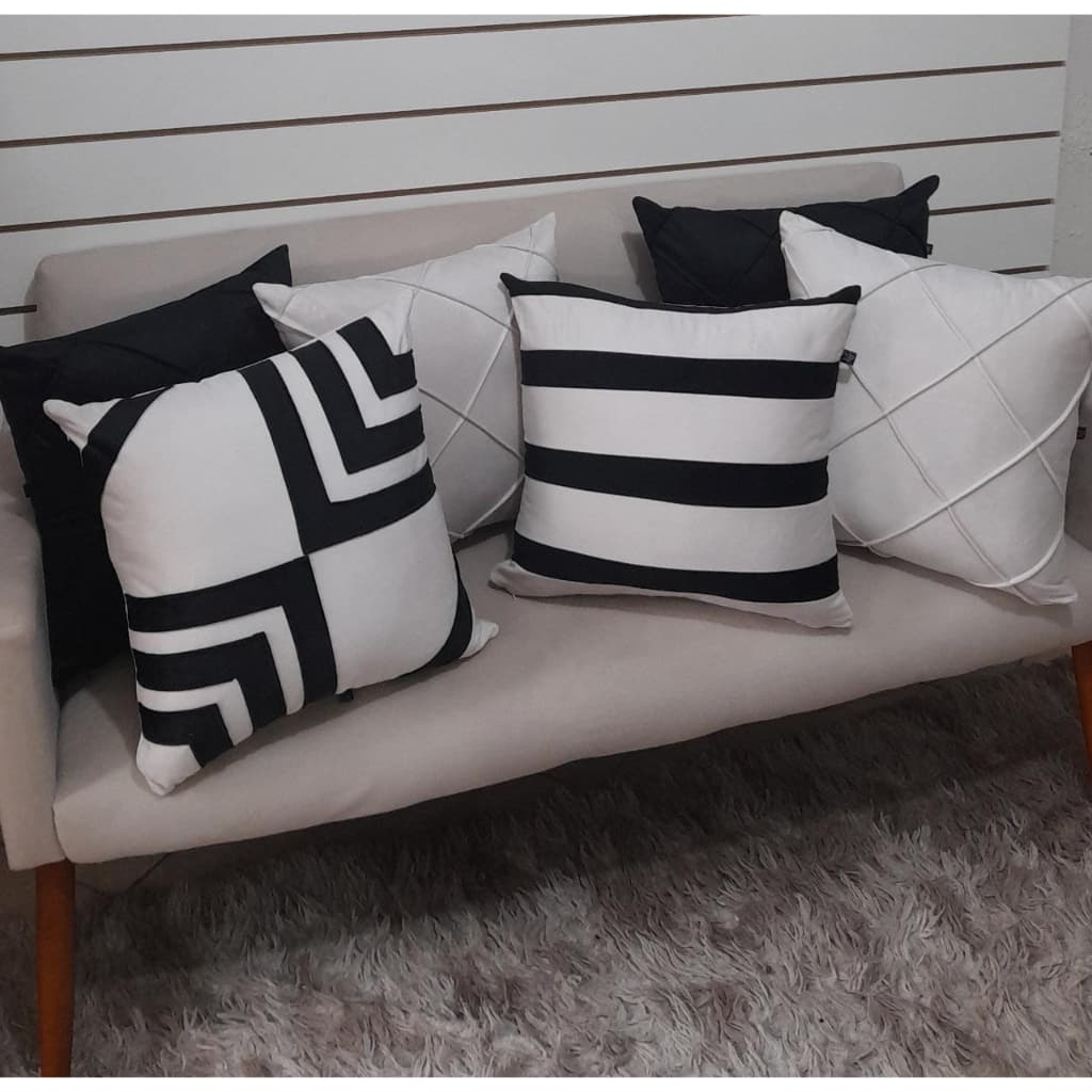 capas para almofada kit 6 peças LINHA LUXO