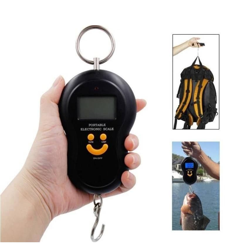 Balança Potátil Digital Mão até 50kg Bolsa  Mala