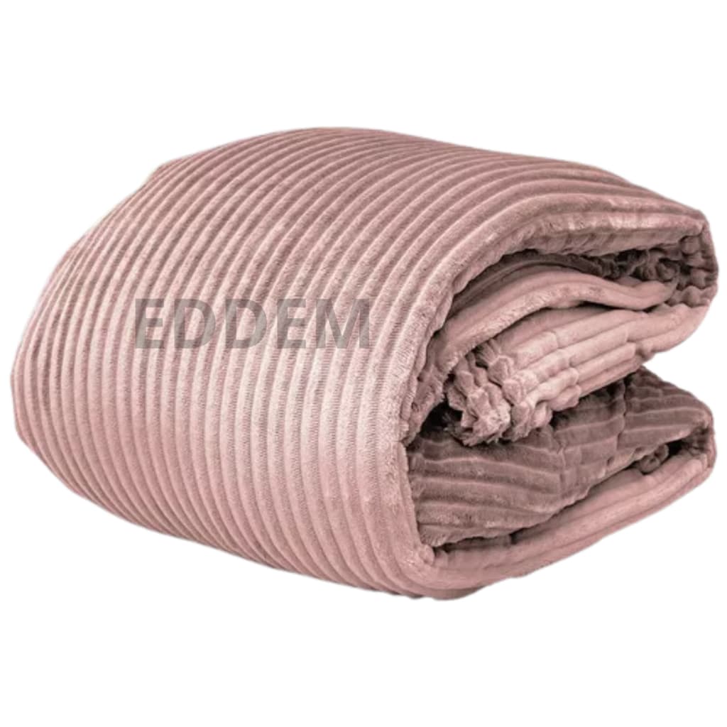 Cobertor Aveludado Manta Canelada Soft Ondulada Microfibra Para Cama Casal Queen Solteiro  Antialérgico 2,00 x 1,80 - Toque Macio e Suave
