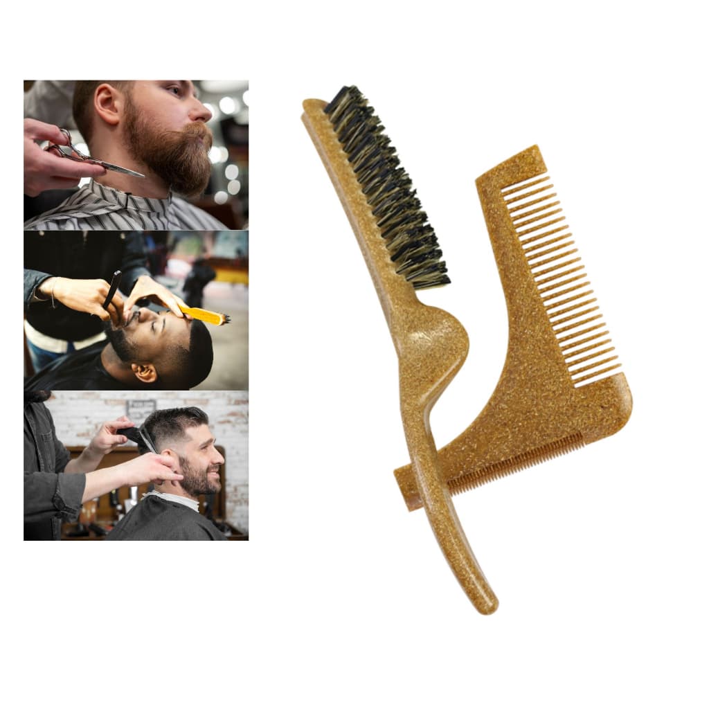 Escova Para Barbeiros - Barbearia - Barba - Cabelo - Bigode