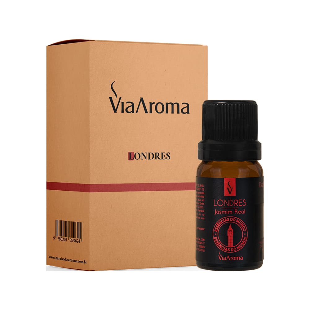 Essência Londres Via Aroma 10ml Linha Mundo Para Aromatizador e Difusor de Aromas