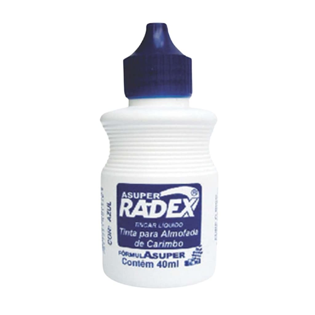 Tinta para Almofada Carimbo 40ml – Azul