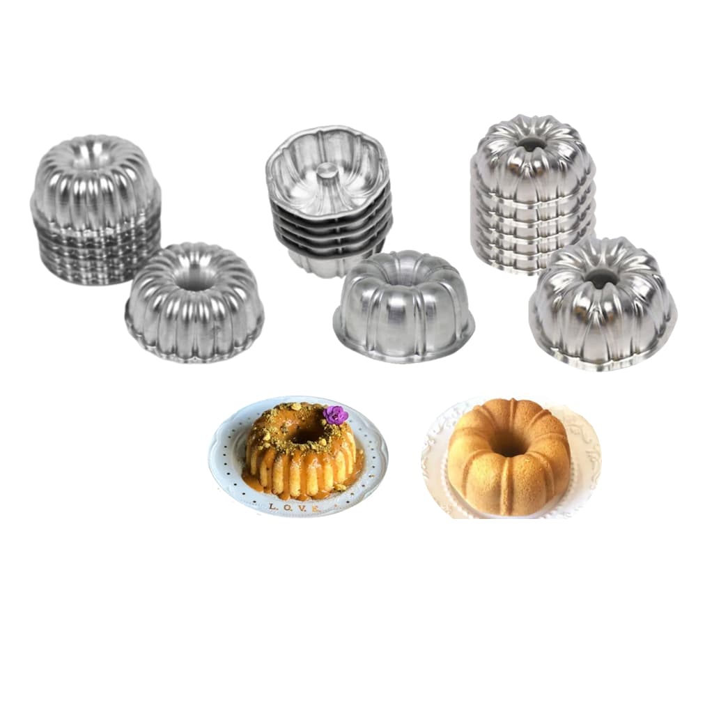 Mini Forma Decorada Forminha Gomada kit com 6 unidades Modelos N1, N2 e N3  - Tamanho: 9,5 cm x 4 cm
