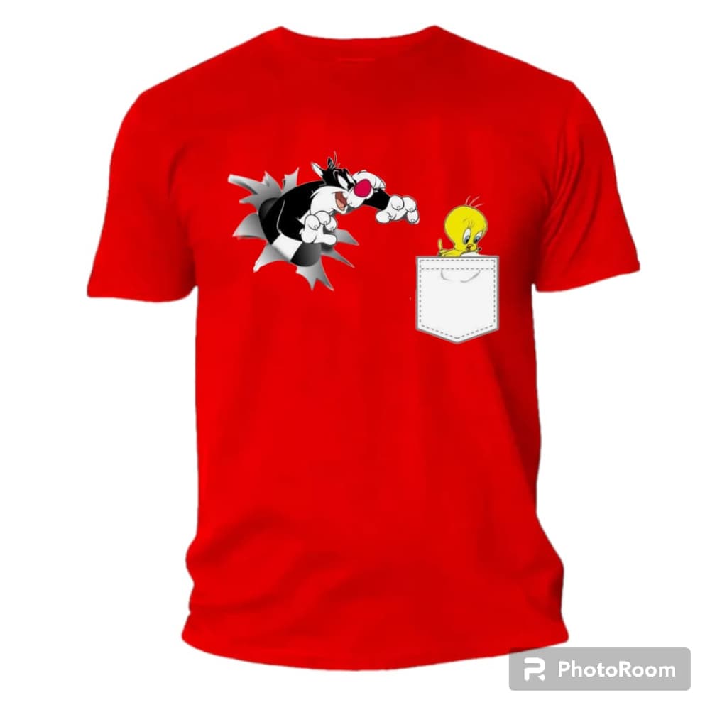 Camiseta  frajola e piu piu Unissex