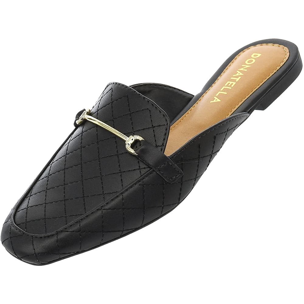 Sapato Feminino Mule Rasteira Matelasse Novo Tendencia Sandalia Sapatilha Confort Calce Facil