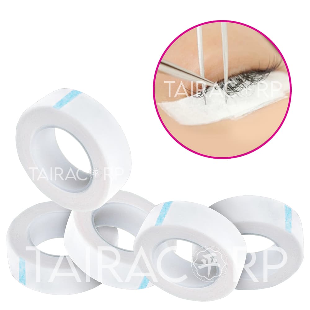 Kit 5 Rolos Fita Micropore Olhos Para Alongamento Cílios