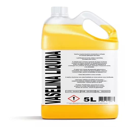 Vaselina Liquida Industrial Automotiva Limpa Protege 5 Litros