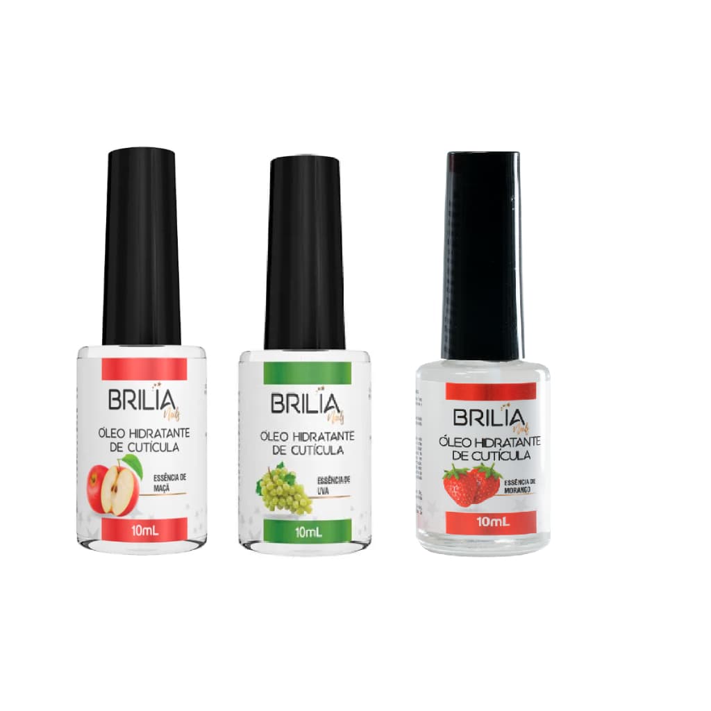 Brilia Nails Óleo Hidratante De Cutículas para Unhas 10ml