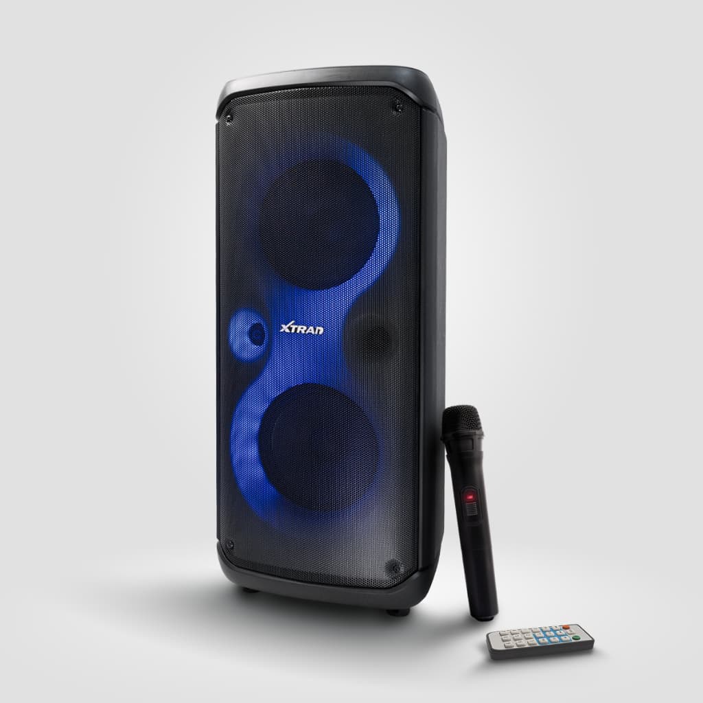 Caixa de Som Bluetooth Grande Potente com microfone sem fio Portátil Xtrad XDG-3200