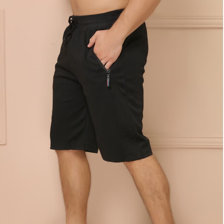 R&S Bermuda Masculino Espotivo Sport Importado com elastano bloso com ziper