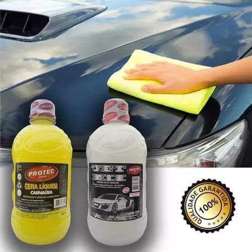 Ceras jet Mix + carnaúba para carro CIA