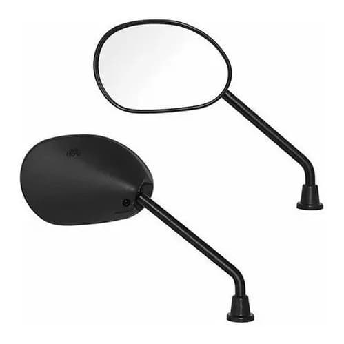 Espelho Retrovisor Para Moto (par) Moto Biz 125 / Bros 150 2009 Á 2014 - Tork