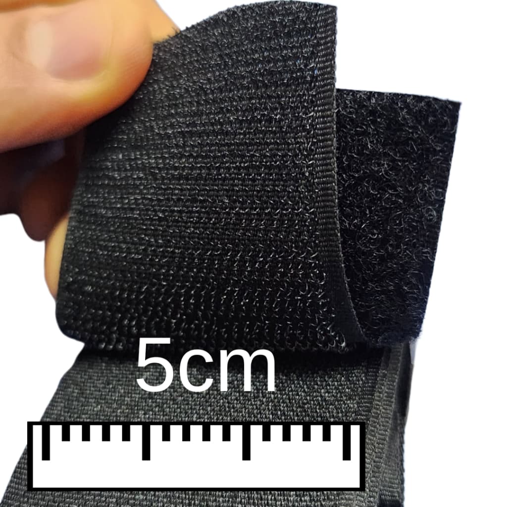 10 Metros Fecho de Contato Velcro PRETO de 5CM Largura Para Costura