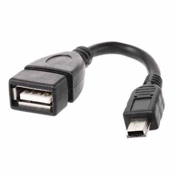 Cabo Otg V3 Mini Usb Adap Pendrive Som Automotivo Tablet ws