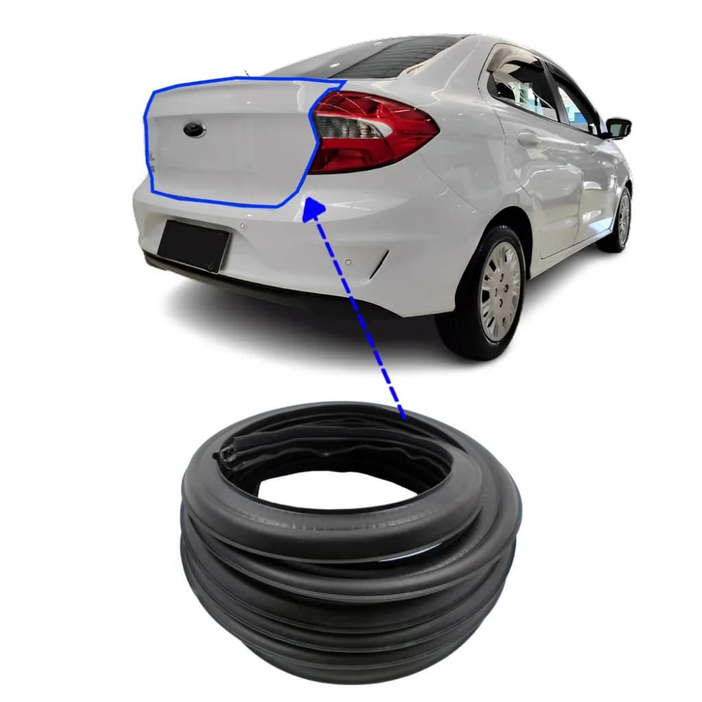 Borracha Vedação do Porta Mala Ford Ka 2014 à 2021