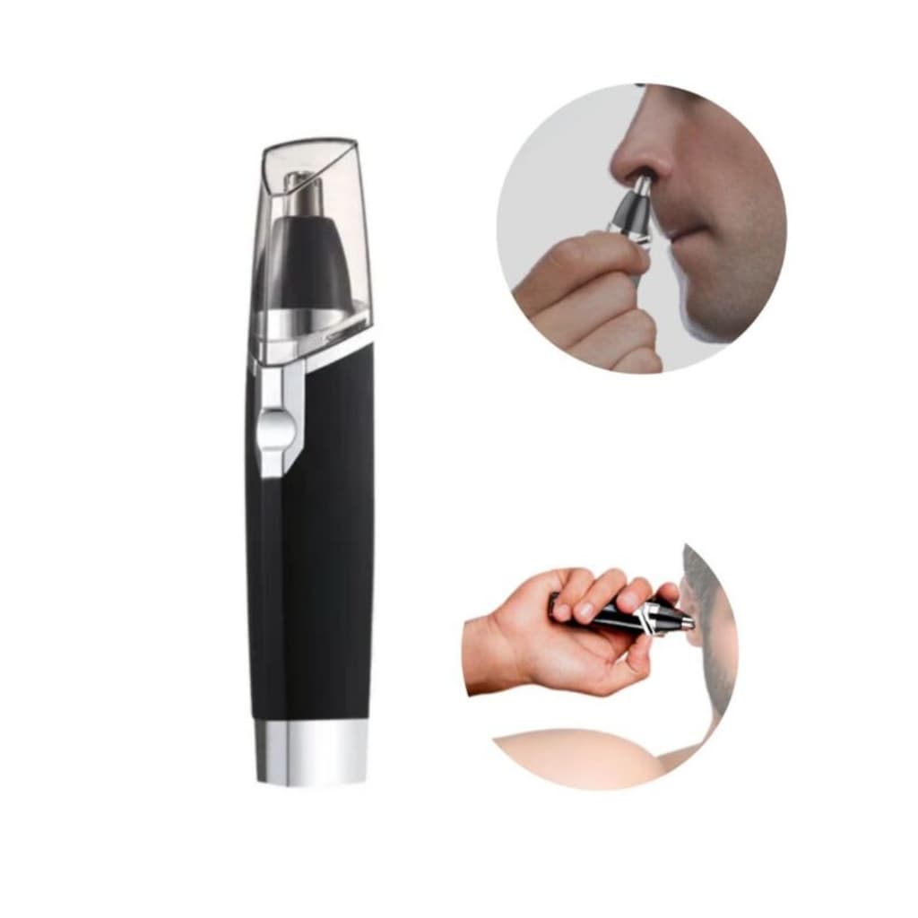 Aparador Removedor de Pelos Elétrico/Portátil para Nariz/Orelha/Rosto / Depilador Facial