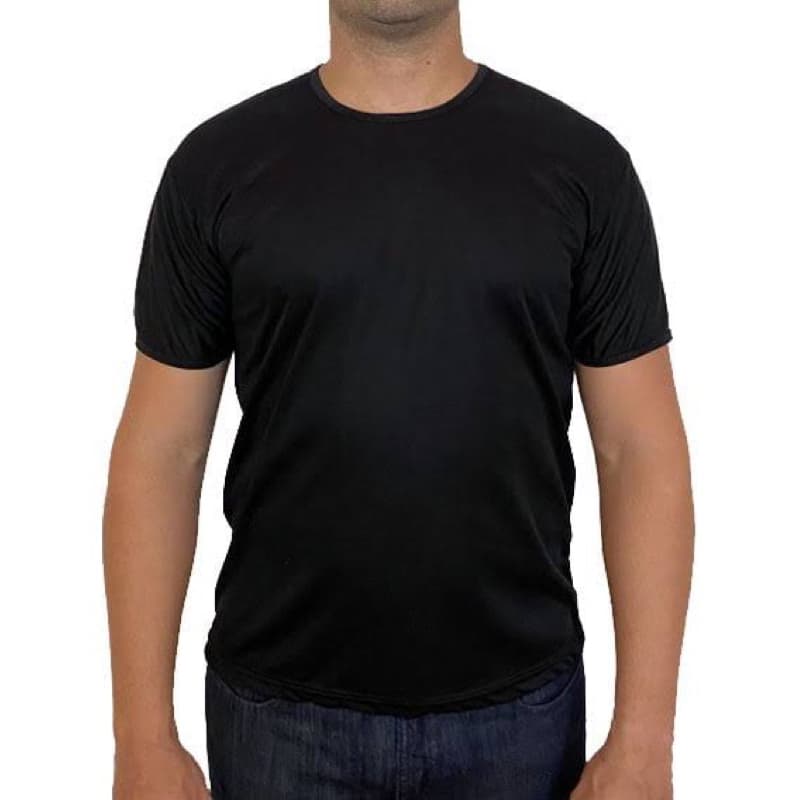 Kit 10 Camisetas Preta Básica Malha fria blusa.