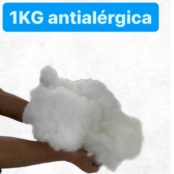 1KG enchimento silicone 100%algodão