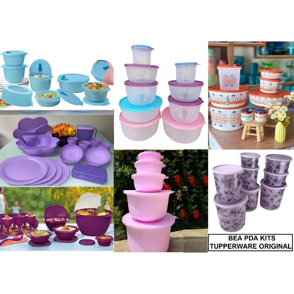 TUPPERWARE® Bea Pda kit conjunto Original completo